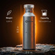 product variation GRITR Titanium Ultralight Leakproof Reusable Sport Water Bottle 24 fl oz/700 ml image