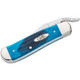 product variation CASE XX Sawcut Jigged Caribbean Blue Bone RussLock 2.7in Folding Knife (25589) image