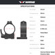 product variation WARNE Maxima Steel 34mm Quick Detach Medium Matte Rings (221LM) image
