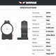 product variation WARNE Ruger M77-Hawkeye 1in Fixed High Matte Rings (2R7M) image