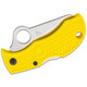 product variation SPYDERCO Manbug Salt 1.9in Yellow Serrated Folding Knife (MYLS) image
