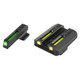 TRUGLO TFO Tritium/Fiber-Optic Handgun Sights for Kahr Arms Pistols (TG131AT1Y)