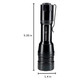 product variation CLOUD DEFENSIVE MCH Duty High-Output Black Flashlight (CD2203-DF-P-BLK) image