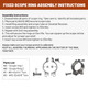 product variation TALLEY 30mm CZ 452, 453 American Medium Fixed Scope Rings (300004) image