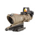 product variation TRIJICON ACOG 4x32 ECOS Dual Illuminated Red Crosshair 5.56 Cerakote FDE Riflescope with LED 3.25 MOA RMR Red Dot Sight (TA31-D-100553) image