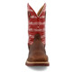 product variation TWISTED X Men's 12in Western Distressed Saddle and Ruby Work Boot (MXBNW01) image