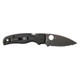 product variation SPYDERCO Shaman G-10 3.58in Serrated Black Blade Knife (C229GSBK) image