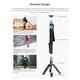 product variation SIRUI P325FS 5 Section Carbon Fiber 360 Panning Monopod With VH-10 Fluid Video Head image