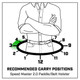 product variation GALCO Speed Master 2.0 Black Right Hand Paddle/Belt Holster for Sig-Sauer P365 X-Macro (SM2-894RB) image