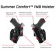 product variation GALCO Summer Comfort Black Right Hand Inside Waistband Holster for Springfield Hellcat (SUM892RB) image