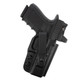 product variation GALCO Triton 3.0 Kydex Strongside/Crossdraw Black Right Hand Inside Waistband Holster for Arex Delta / Glock 17 (TR3-224RB) image