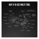 product variation LEZYNE RAP II 19 CO2 Black Bike Multi-Tool (1-MT-RAP-V319T04) image