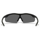 product variation WILEY X EYEWEAR Vapor Shooting Sunglasses with Matte Black Frame and Grey/Clear/Rust Lens (3502) image