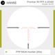 product variation HAWKE Frontier 30 FFP SF ZS 4-20x50 FFP SF IR FFP MOA Hunter Riflescope (18531) image