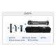 product variation SIRUI SVS75 Rapid System One-Step Height Adjustment 75mm Bowl Video Tripod (SVS75) image