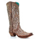 CORRAL Womens Orix Glitter Inlay and Studs Boots (C3331-LD)