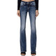 product variation MISS ME Women's Classic Cool Big M 25W x 34L Mid Rise Bootcut Jeans (M3817B11) image