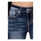 product variation MISS ME Women's Classic Cool Big M 25W x 34L Mid Rise Bootcut Jeans (M3817B11) image
