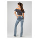 product variation MISS ME Women's Pocket Mid-Rise M Pieced Bootcut Medium Blue Jeans (M3889B) image