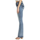 product variation MISS ME Women's Botanical Border Embellished Mid-Rise Bootcut Medium Blue Jeans with Faux Flap Pockets (M9146B) image