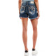product variation MISS ME Women's Dreamy Clouds Embellished Shorts with Faux Flap Pockets (M9163H) image
