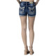 product variation MISS ME Women's Sequin Garden Delight Dark Blue Shorts (M9280H) image