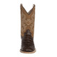 product variation OLD WEST Youth's Brown Faux Horn Back Gator Print and Tan Canyon Boots (BSY1830) image