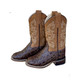 product variation OLD WEST Youth's Brown Faux Horn Back Gator Print and Tan Canyon Boots (BSY1830) image