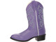 product variation OLD WEST Girls Toddler/Little Kid Pearlized Purple Cowboy Boot (VR9125) image
