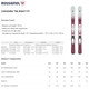 product variation ROSSIGNOL Kid's Experience W Pro All Mountain Skis with Kid 4 GW Binding (RRMJC03) image