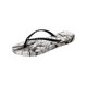 product variation SHOWAFLOPS Womens White Marble White/Black Flip-Flops (9001) image