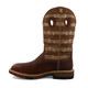 product variation TWISTED X Men's 12in Western Rustic Brown and Lion Tan Work Boot (MXBAW05) image