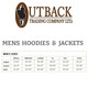 product variation OUTBACK TRADING Men's Eric Black Hoodie (40286-BLK) image