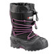 product variation Baffin Young Snogoose black and plum purple kids tall winter boot image