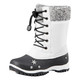 product variation Baffin Avery white girls' junior winter boot with a knit collar image