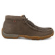 product variation TWISTED X Men's Chukka Driving Taupe Gray/Black Moccasins (MDM0097) image