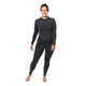 product variation HOT CHILLYS Women's 3D Knit Black Crew Top (HC4790-101) image