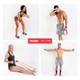 product variation NONZERO GRAVITY 100% Latex-Free Organic Rubber Power Resistance 20lbs Red Set of 2 Band (NZ-RB20) image