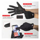 product variation NONZERO GRAVITY Padded Weight Lifting Tech-Touch Workout Gloves (NZ-WG-PD-BK) image