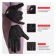 product variation NONZERO GRAVITY Padded Weight Lifting Tech-Touch Workout Gloves (NZ-WG-PD-BK) image