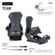 product variation NITRO 2025 Men's Team Ultra Black Snowboard Bindings (N836506-001) image