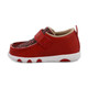 product variation TWISTED X Infant's Driving Moc Cherry Red and Tooled Red Casual Shoes (ICA0029) image