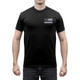 product variation ROTHCO Men's Honor and Respect 2-Sided Thin Blue Line Flag Black T-Shirt (1844) image