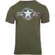 product variation ROTHCO Men's Vintage Army Air Corps Olive Drab S T-Shirt (66300) image