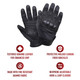 product variation ROTHCO Carbon Fiber Hard Knuckle Cut/Fire Resistant Black Gloves (2808) image