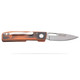 product variation KNIVES OF ALASKA Onyx 2.6in Liner Lock G10 Orange/Black Folding Knife (00797FG) image