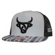 product variation LOST CALF Cheyenne White/Black Flat Cap (LCF00043) image