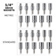 product variation FIX IT STICKS All-Purpose 22-Pieces 1/4in Drive Socket Tool Set (FISAPK-SS22P) image