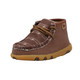 product variation TWISTED X Infant's Chukka Dark Brown/White Driving Moc (ICA0042) image