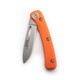 product variation KNIVES OF ALASKA Featherlight Hunter Drop Point G-10 Orange Handle Folding Knife w/ Clip (00450FG) image